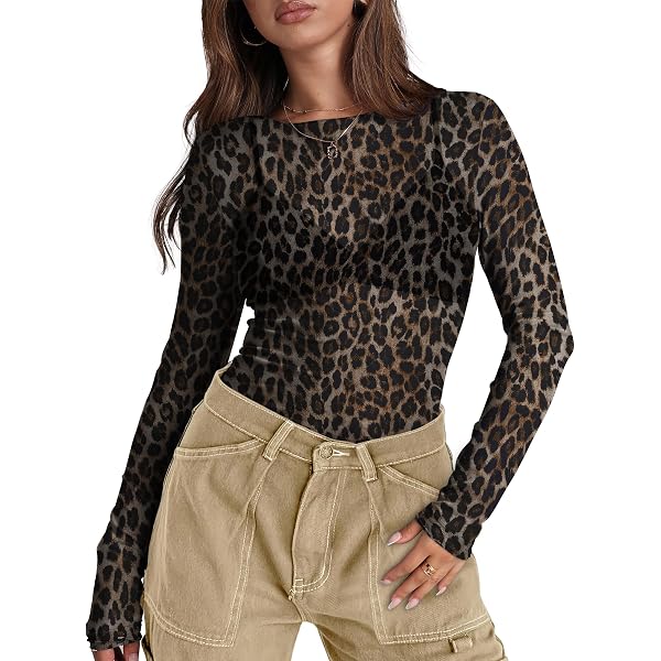 Red Black Blue Marble Women Mesh Sheer T Shirt, Mesh Tops See